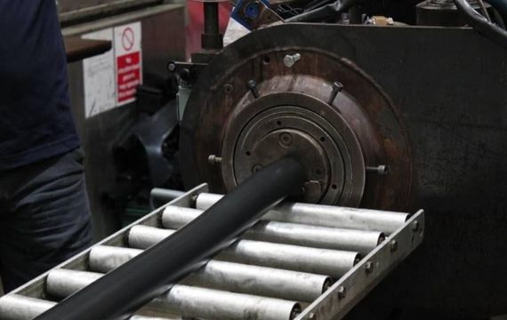 Rubber Exiting the Die