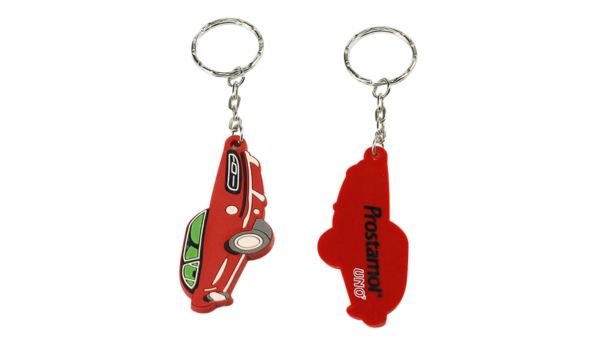 Die Cut Rubber Key Chain